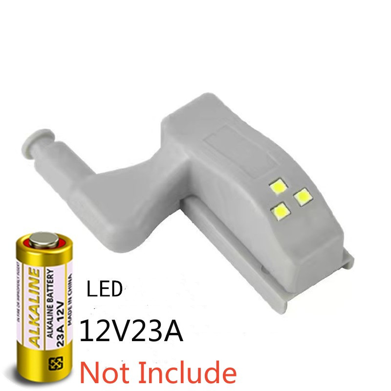 Universāla LED zem skapja gaismas skapja skapja iekšējā eņģe Nakts gaismas lampa skapim skapim virtuves guļamistabas durvju lampa