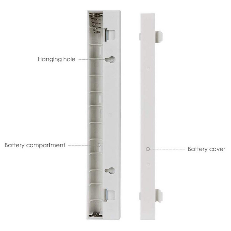 RYRA kapilamp 10 LED induktsioon-liikumisandur kapi all tuled kapp öövalgusti akutoitega köögi riidekapi valgustid
