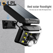 PIR mozgásérzékelős fali lámpa kültéri LED napelemes lámpa vízálló úszólámpa Táj, négyzet alakú kerti spotlámpa világításhoz