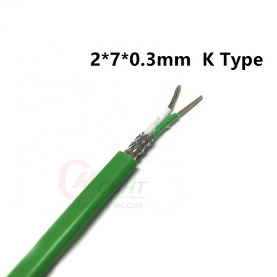 K/J/T/N/E тип PVC изолиран кабел с термодвойка Линия за компенсиране на температурата