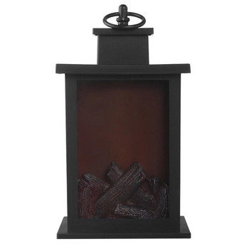 Светодиодни лампи с пламък от дървени въглища Преносима висяща лампа Симулирана камина Свещник Вътрешна/външна декорация