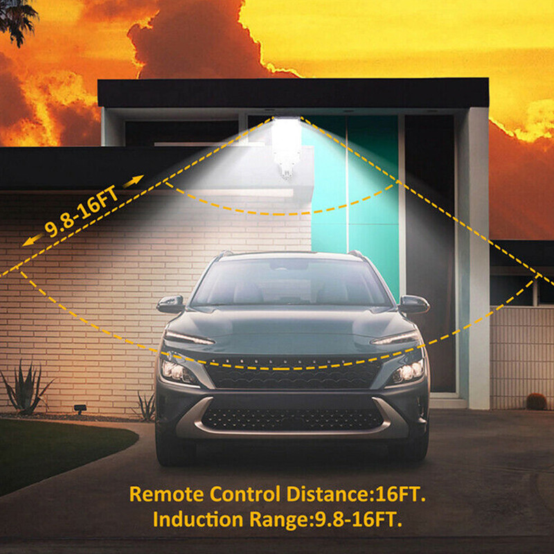 COB saules ielu lampa LED gaisma āra prožektoru kustības sensors dārza lampa saules paneļa apgaismojums prožektors verandas ūdensizturīgs