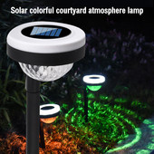 Led napelemes kerti lámpák kültéri vízálló színes gyeplámpák az úttesthez, teraszhoz, tornáchoz, kerti dekorációhoz