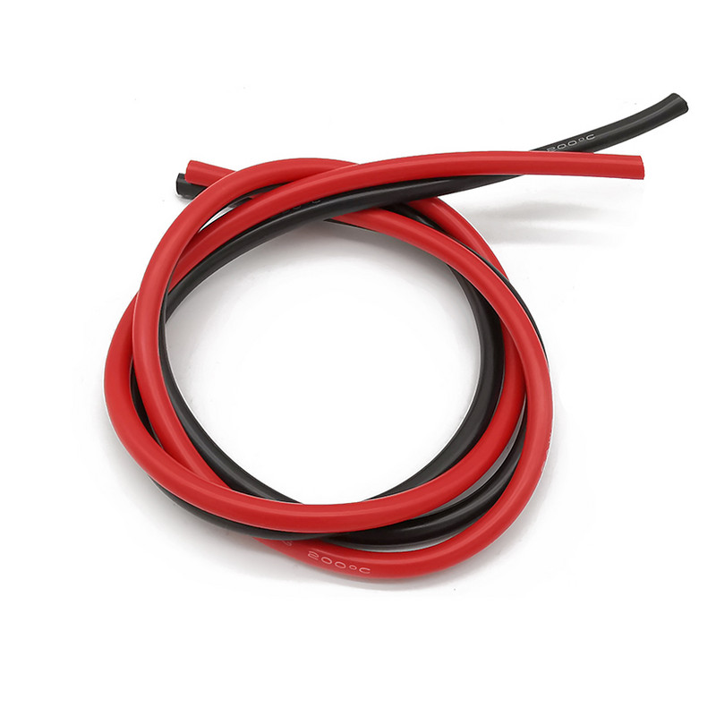 1M konservuoto vario silikono vielos guminis lankstus kabelis