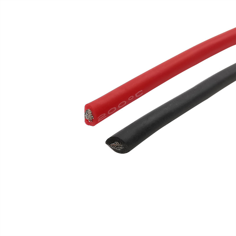 1M konservuoto vario silikono vielos guminis lankstus kabelis