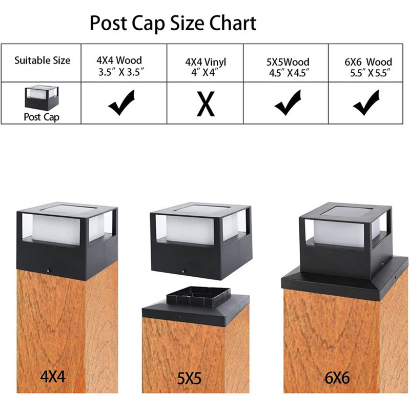 Solarna vrtna rasvjeta Vanjska dvorišna ograda Vrata Ulična svjetiljka Vodootporna solarna stupna svjetiljka za stubište trijema Travnjak Uređenje dvorišta