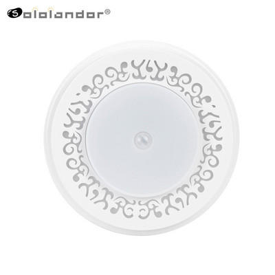 Sololandor 8 LED nočné svetlo na kŕmenie USB inteligentné senzorové svetlá pre ľudí LED ovládanie lampy nočné svetlo v hotelovej izbe jednoduchý dizajn