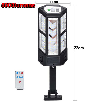 9900 lumena najnovije solarne led svjetiljke vanjske solarne svjetiljke senzora pokreta 4 načina vodootporne solarne vrtne svjetiljke ulične dvorišne lampe