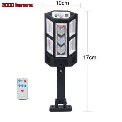 9900 lumena najnovije solarne led svjetiljke vanjske solarne svjetiljke senzora pokreta 4 načina vodootporne solarne vrtne svjetiljke ulične dvorišne lampe