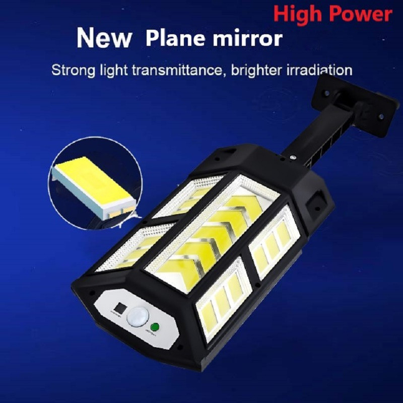 9900 lumena najnovije solarne led svjetiljke vanjske solarne svjetiljke senzora pokreta 4 načina vodootporne solarne vrtne svjetiljke ulične dvorišne lampe