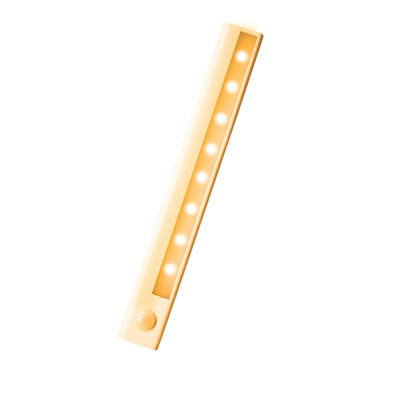 Kreatív LED hosszú csíkos emberi test indukciós éjszakai fény hálószoba dekoráció lámpa fal lépcsőház szekrény szoba folyosó világítás