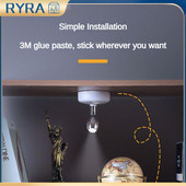 Lumină de noapte Lampă pentru dulap Lampă pentru dulap Lumină pentru dulap Lampă de plafon fără fir cu telecomandă