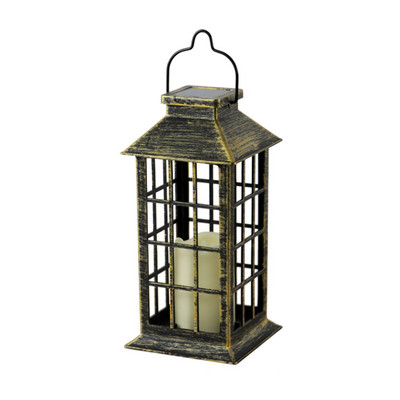 Saulės šviesos diodų žibinto pakabinamas apšvietimas lauko kiemo kiemo sodo dekoro lempa, skirta lauko vandeniui atspariam sodo pakabinamam dekoravimo žibintui