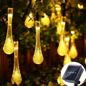 Vanjska solarna kapljična svjetiljka Vodootporni vijenac Bajka Pejzažna rasvjeta Božićni blagdani Dekoracija svadbi