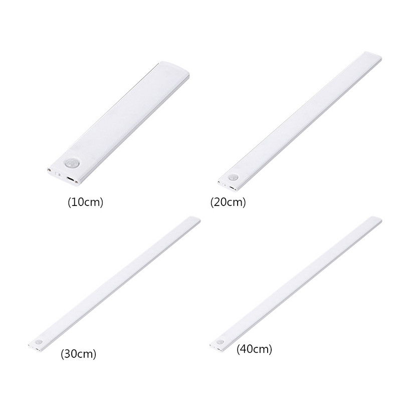 Senzor de mișcare Lumină de noapte Baterie de mare capacitate Lampă magnetică de iluminat pentru bucătărie Instalare ușoară Mobilier pentru articole de uz casnic ultrasubțire