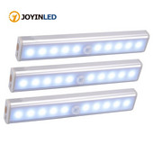 Lampă LED fără fir sub dulap Lampă cu senzor de mișcare PIR 6/10 LED-uri pentru dulap dulap dulap Iluminat bucătărie Lumină de noapte LED