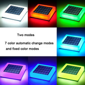 Napelemes oszlopfejlámpa kültéri kerítés oszloplámpa kerti Ip68 vízálló gyepkerti lámpa