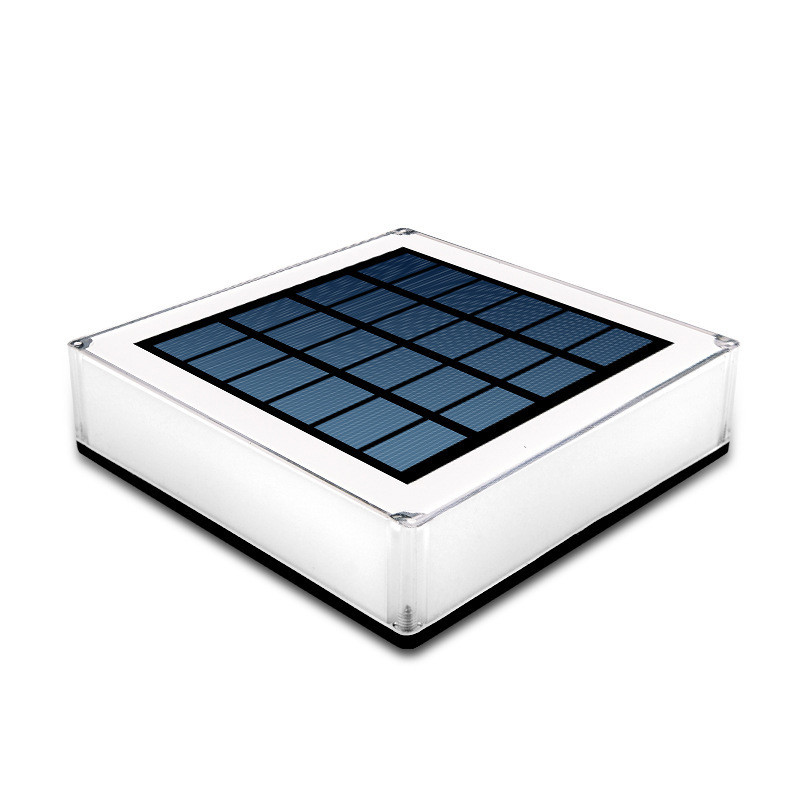 Napelemes oszlopfejlámpa kültéri kerítés oszloplámpa kerti Ip68 vízálló gyepkerti lámpa