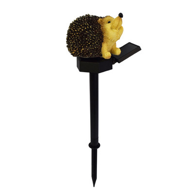 Päikese aiavalgusti vaigu simulatsioon Hedgehog Stake õues veekindel LED-lamp päikeseenergia aiavalgusti veekindel loomade kodu