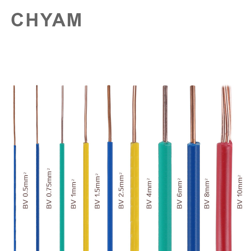 1 meeter 1 m 4/6 mm2 ruut üheharuline vask BV südamiktraat painduvad kõvad juhtmed majapidamises kasutatavad kodukaunistused
