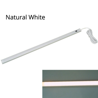 Bijela 12V rasvjeta ispod ormarića LED senzor pokreta Kuhinjski ormar Noćna svjetla Lampa za ormar Vitrina Svjetlo ormarića