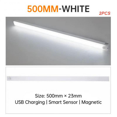 2/4/5 KOM Kreativno svjetlo sa senzorom pokreta Led noćno svjetlo za uštedu energije Bežično USB punjivo zidno ukrasno svjetlo Led svjetla