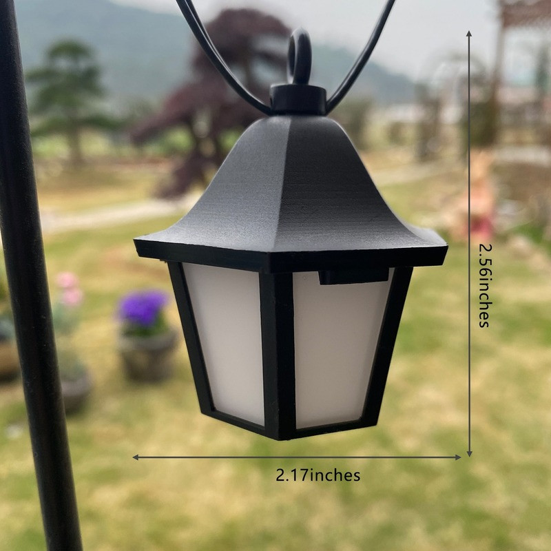 Vanjska solarna svjetla Retro palača Lantern String Light Ulična svjetiljka Landscape Girlland Light Decoration Solar Light Navidad 2021