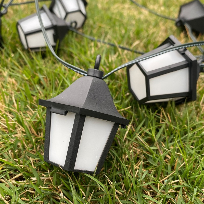 Vanjska solarna svjetla Retro palača Lantern String Light Ulična svjetiljka Landscape Girlland Light Decoration Solar Light Navidad 2021