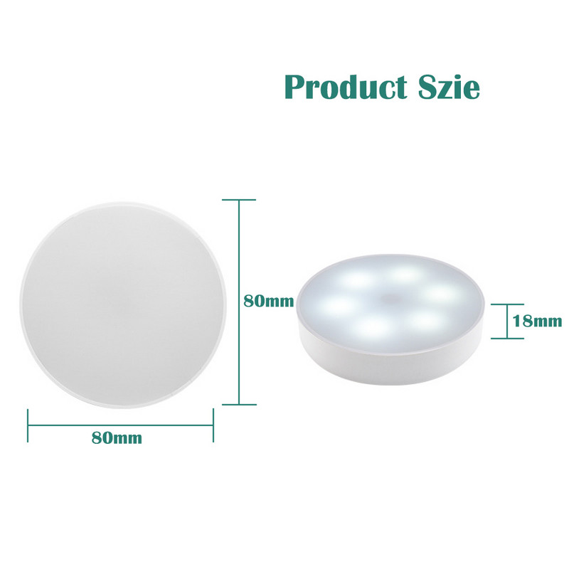 LED naktiniai šviestuvai 3 spalvų reguliuojamo ryškumo spintelės šviesa Magnetinė įkraunama jutiklinė sieninė lempa, skirta miegamojo lovos apšvietimui