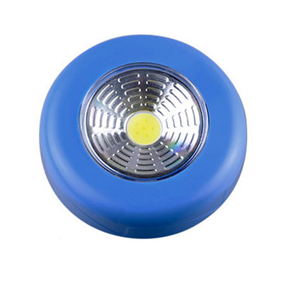 Baterija maitinama COB apvali LED jutiklinė lemputė po spintele Led belaidė sieninė lempa Lengva naudoti spintoje Virtuvės naktiniai šviestuvai namams