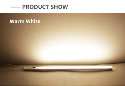USB maitinamas Smart LED virtuvės apšvietimas 20/30/40/50 cm rankinio šlavimo jutiklio lempa 5 V didelio ryškumo foninis apšvietimas spintoms
