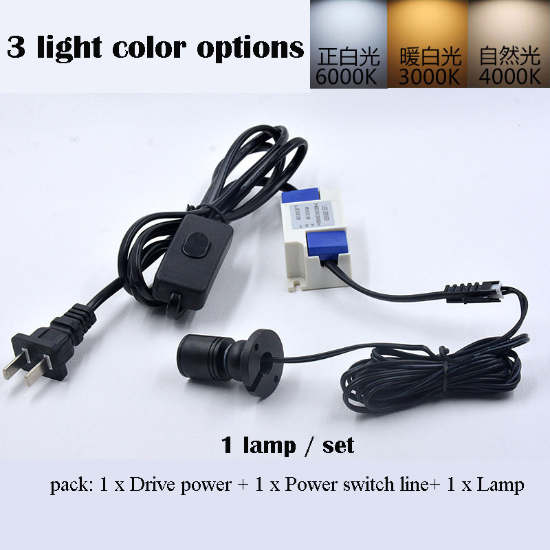 2 kom/set LED mini reflektori Unutarnja svjetla za slike Rasvjeta umjetnina Stropna svjetiljka s napajanjem i razvodna kutija Zidna svjetla