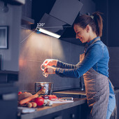 USB Led lámpák PIR mozgásérzékelő DC 5V szekrény alatt konyhai világítás hálószoba gardrób lámpa lépcsők háttérvilágítás éjszakai fény