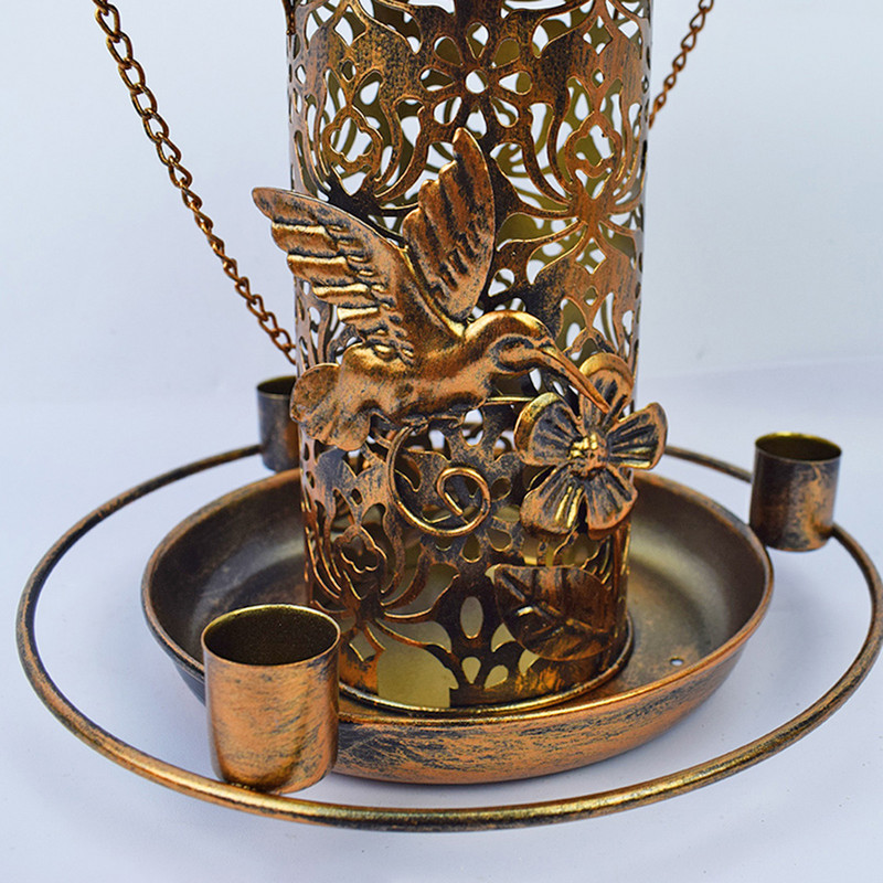 Päikeselindude söötja LED kergmetallist rippuvad aiahoovi tagaaia sisekujunduslaternad