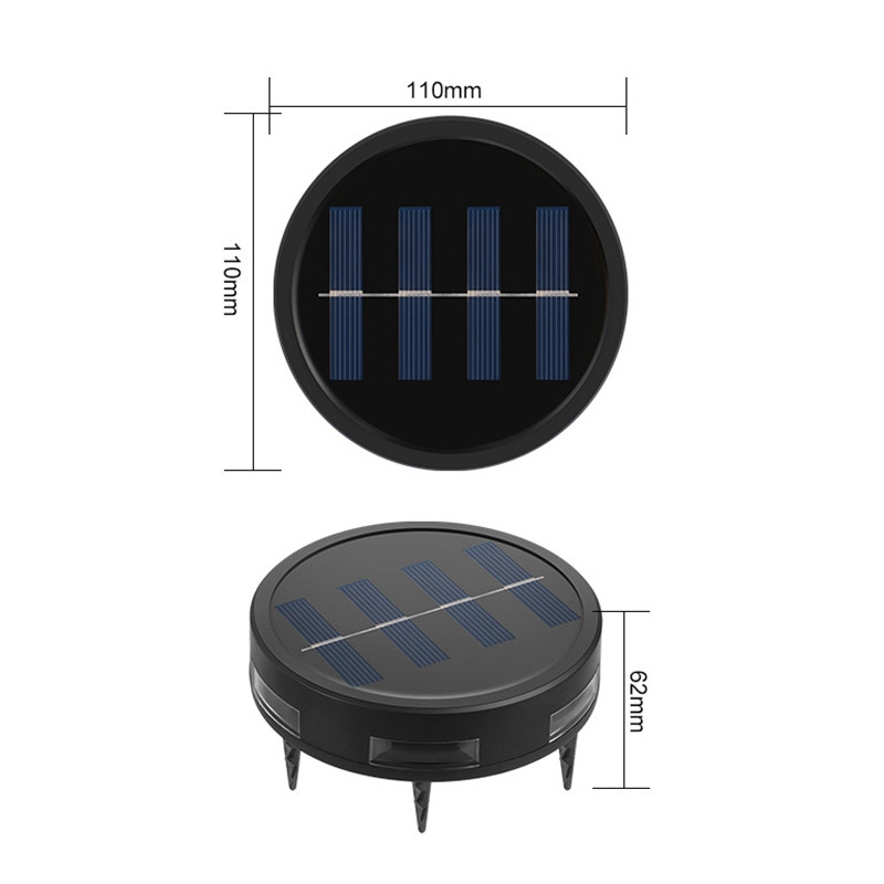 LED saules gaisma āra saules gaisma pazemes gaisma zāliena prožektors klāja dārzs apraktas gaismas celiņa dekorēšana ainavas lampa