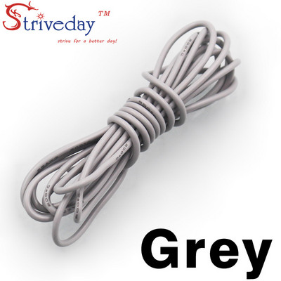 16,4 pėdų 5 metrų 18AWG lanksti silikoninė guminė viela, konservuota varinė linija, RC kabelis, kurį galite pasirinkti, su 10 spalvų