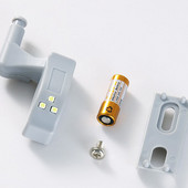 LED noćno svjetlo na šarkama za ormarić Svjetlo senzora za kuhinju Dnevni boravak Spavaća soba Ormar Svjetlo za vrata ormarića bez baterije