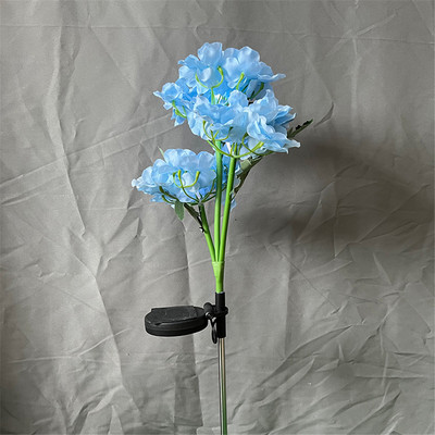 Solarna vrtna rasvjeta Vanjski realističan cvijet hortenzije Solarna svjetiljka Uređenje dvorišta Sunčeva svjetlost za stazu Uređenje dvorišta na terasi