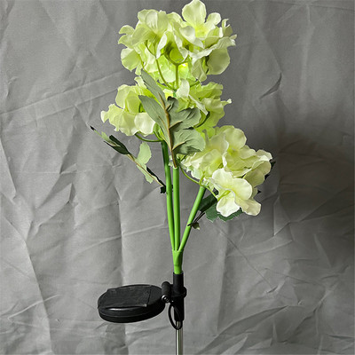 Solarna vrtna rasvjeta Vanjski realističan cvijet hortenzije Solarna svjetiljka Uređenje dvorišta Sunčeva svjetlost za stazu Uređenje dvorišta na terasi