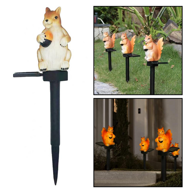 LED svjetla na solarni pogon Vrtna sova Životinja Pixie Lampe za travnjak Ukrasi Vodootporna svjetiljka Unikatna božićna svjetla Vanjske solarne svjetiljke