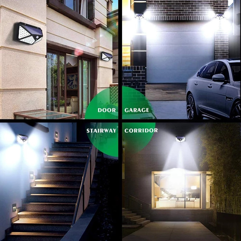 LED napelemes fali lámpa kültéri fali lámpa vízálló PIR mozgásérzékelő napelemes napelemes utcai udvari kerti ösvény világítás