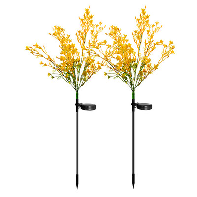 2gab Saules LED gaisma āra rapša sēklu kviešu ausu lampa mājas dārza gaismas feja saules lampa pagalma zāliena iekšpagalma pagalma dekorēšana