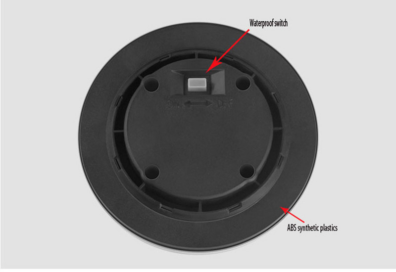 10 LED-i päikeseenergia ketasvalgusti väliaia päikeseenergia veekindel sensoriga maa-alune valgusti tekivalgusti kohtvalgusti maetud LED-lamp