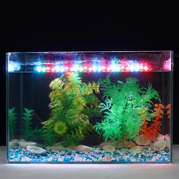 Водоустойчиво осветление за аквариум Потопяемо осветление Светлина за аквариум Подводна синя/бяла LED озеленителна декоративна лампа