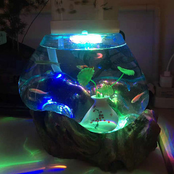 Φωτιστικό RGB Led Fish Tank Light Φως ενυδρείου Φωτιστικό ψαρέματος Αδιάβροχο υποβρύχιο φως LED Ωκεανό φως σιντριβάνι Διακοσμητικό φως κατάδυσης