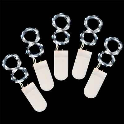 5 komada bakrene žice LED svjetiljke s vilinskim uličnim vijencem Dekoracija božićnog drvca Vanjski dekor za svatove Vilinsko vrtno svjetlo