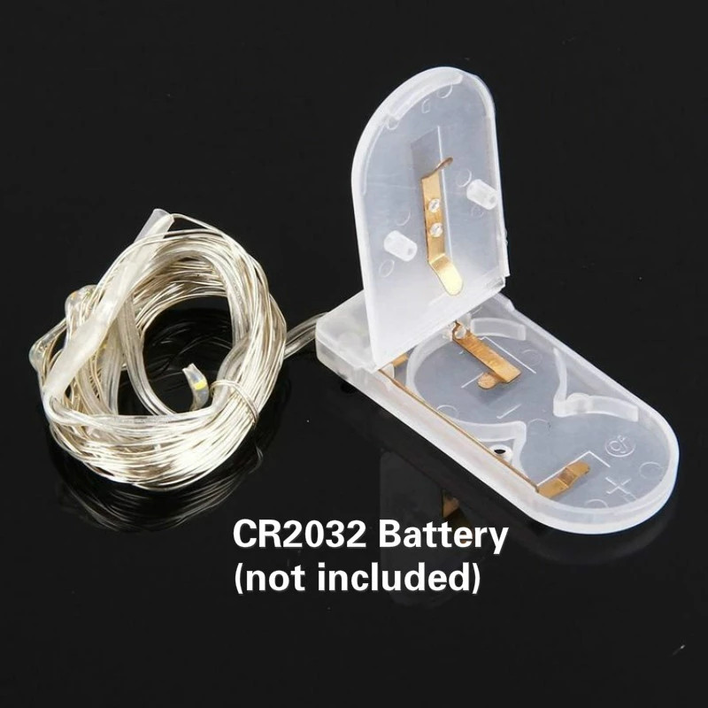 10gab 1M 2M Fairy Light LED vara stiepļu stīgas gaismas āra vītnes Ziemassvētku rotājumi mājām kāzu dārza svētku lampa