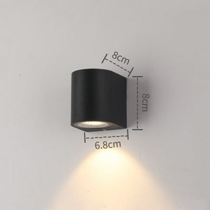 Kültéri fali lámpa Otthoni fali dekoráció tornácon Kerti lámpák alumínium 85-265V RoHS CE IP65