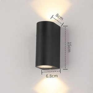 Kültéri fali lámpa Otthoni fali dekoráció tornácon Kerti lámpák alumínium 85-265V RoHS CE IP65