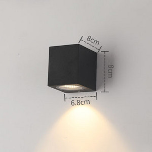 Kültéri fali lámpa Otthoni fali dekoráció tornácon Kerti lámpák alumínium 85-265V RoHS CE IP65